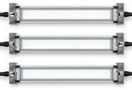 Machine lighting semicircular